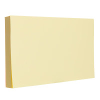 晨光(M&G) YS-05 粘性便利贴便签纸留言贴记事贴优事贴76*127mm 100张纯色黄色 10包装-#