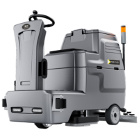 博赫尔(POHIR) 驾驶式洗地机商用工业商场工厂车间物业仓库环卫超市拖地机商用地面清洗机车 双刷加液版