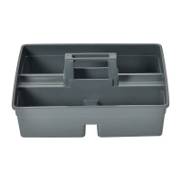 舒蔻(Supercloud) 酒店手提清洁篮多功能杂物篮长方形工具篮保洁篮清洁工具箱手提塑料储存篮 [小号]