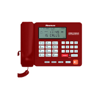 纽曼(Newmine) HL2008TSD-2087(R)红色 自动录音电话机自动答录 黑名单拦截 固定座机 办公家用
