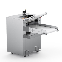 乐创(lecon) 压面机商用 900kg/h自动擀面皮机 201不锈钢压面辊 LC-J-APYMZ500