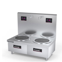 乐创(lecon) 商用电磁双头矮汤灶 30KW大功率电磁灶 380V LC-J-APP30G2