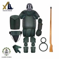 骁狼(XIAOLANG) 2021刺杀护具刺杀对抗训练格斗全新护具9件套含木抢+教练环*