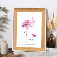 得印(befon)8寸原木纹极简相框0221