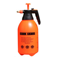 兰诗(LAUTEE) FW1378 气压式喷雾器压力浇水壶喷水壶 浇花喷壶喷雾瓶园艺洒水壶 橘色3L