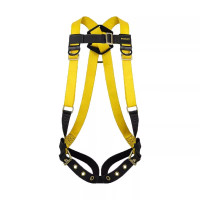 史丹利STANLEY 五点式安全带高空作业单双挂钩防坠落缓冲包电工施工安全绳 安全带ST7102*