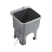 兰诗(LAUTEE) WYQ0677 拖把池洗拖布池 落地拖把盆接水池阳台墩布池 一键排水小号*