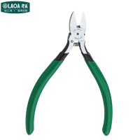 老A (LAOA) 日式铬钒钢精密斜口钳 水口钳子模型电工剪斜咀钳 5英寸宽头 LA119505*