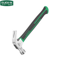 老A (LAOA) 钢管柄羊角锤子 榔头安全逃生救生 车用砸玻璃锤 玻璃纤维柄 LA712216*
