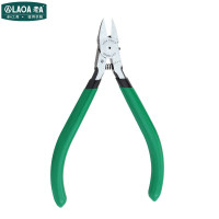 老A (LAOA) 日式铬钒钢精密斜口钳 水口钳子模型电工剪斜咀钳 5英寸尖头 LA119605*