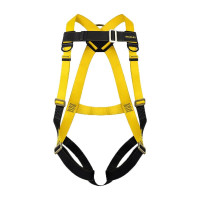 STANLEY 史丹利五点式安全带高空作业单双挂钩防坠落缓冲包电工施工安全绳 安全带ST7101*