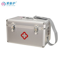 爱备护 ABH-S002A 护急救箱 户外家用全套救护药物箱整理收纳箱医药箱 银色