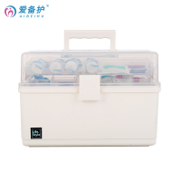 爱备护 ABH-J004A 家庭医疗药箱 家用急救治疗箱便携收纳箱 1个*