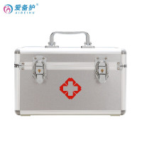 爱备护 ABH-S001A 急救箱套装 家用全套用户外工地车载应急箱收纳箱 银色*