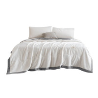 三极 TP2880 可水洗真丝棉花夏被芯夏凉空调被单双人夏季夏凉被 150x200cm 雪月白