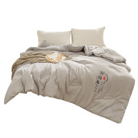 三极 TP2882 大豆纤维被子夏凉被春秋被被芯 180*220cm/6斤 银灰色