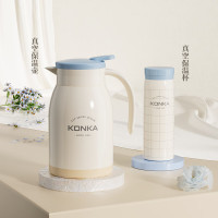 康佳(KONKA)家用大容量1L水壶保温组合280ml随身瓶套装KBWB-1001*