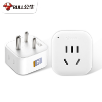 公牛(BULL) L01S(S)印转中吸塑装转换器(3383/18.01)*