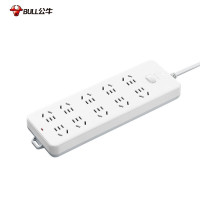 公牛(bull) 插线板 延长线插座 218(S) 10位总控全长 3米(2458)3*1.0*3m*10H*