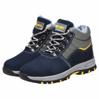 三极 TP620 防砸防刺穿安全防护鞋防滑钢包头保暖劳保棉鞋38码