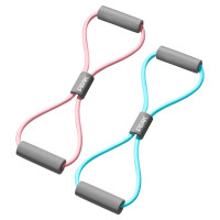 匹克 8字拉力器瑜伽弹力带拉力绳拉伸带八字臂力美背开背肩女健身器材*