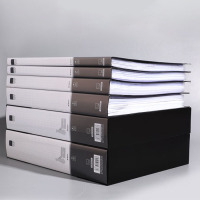 晨光A4黑色资料册 透明插页档案夹 收纳册 20页 ADM95095