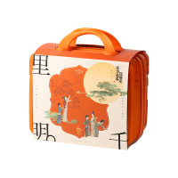 雅觅 秋水长天·千里明月月饼礼盒 1.4kg/盒