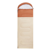 三极 TP3023 可拼接中空棉拼色保暖信封式睡袋 (190+30)*75cm 1.8kg 浅沙色