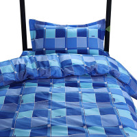 三极 TP2855 单人被子 新疆长绒棉被芯+40纱支被罩 学生格 150*205cm