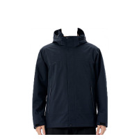 三极 TP8450 三合一热封冲锋衣 两件套可拆卸摇粒绒内胆 男女同款 2XL 幻影黑