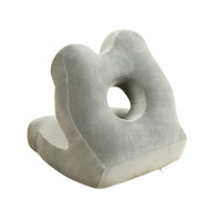 三极 TP1272 办公室冰丝午睡枕抱枕趴睡枕 25*30cm(无毛毯)浅灰色