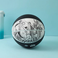 晨光 益智篮球街头花色黑白系列7号 PU娱乐个性篮球 AST09716 7号-花色篮球