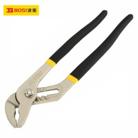 波斯(BOSI)镍铁合金多功能水泵钳活动开口水管钳电工维修钳 10英寸 BS246010