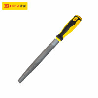 波斯(BOSI)细齿半圆锉修整锉钢锉金属锉刀打磨工具 12寸 BS501221