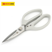 波斯(BOSI)不锈钢强力款剪刀多功能厨房核桃夹办公剪子 215MM BS301220