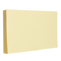 晨光 (M&G)文具100张纯色黄色便利贴 粘性便签纸留言贴 76*127mm记事贴优事贴便签本子 YS-05 10包装