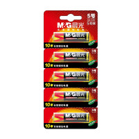 晨光(M&G)5号碱性于儿童玩具/血压计/血糖仪/挂钟/键盘/遥控器电视空调键盘鼠标电池ARC92566 10粒装
