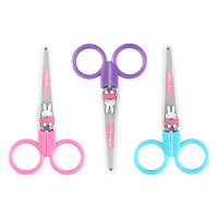 晨光(M&G)文具儿童卡通安全帽剪纸刀剪子 米菲系列可爱小剪刀 FSS91303 5把装 颜色随机