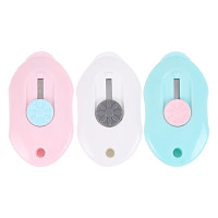 晨光(M&G)文具 便携式迷你随身美工刀 拆快递小刀 学生考研美术裁纸刀 ASS91361 10把装颜色随机