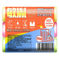 敏胤MYL-4555-5 45*55 加厚抽绳垃圾袋 15PC*3卷/组 5组/件