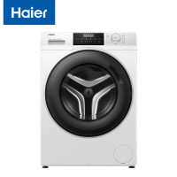 海尔(haier)全自动滚筒洗衣机 8公斤超薄嵌入 变频一级能效 除菌螨 家用洗衣机 XQG80-L939W 白色