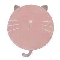 三极 TP1227 办公室椅垫可拆洗榻榻米坐垫 浅灰 直径40cm(圆形垫)