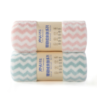 洁玉(Jeyu) 欧洛毛巾双条装礼盒J0030-B粉色+绿色