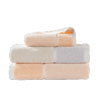 洁玉(Jeyu) 秋水毛巾双条装礼盒J0702-B桔色+蓝色