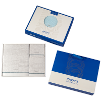 洁玉(Jeyu) 质素三套装礼盒TG19-01C方巾+毛巾+浴巾(粉色)