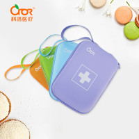 科洛(CROR) P005S 缤纷防暑包 145*100*45mm PU革覆EVA 含5大类13种急救用品