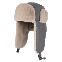 三极 TP6451 户外保暖帽子 冬季骑行滑雪帽 深灰色