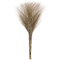 舒蔻(Supercloud) 大扫把(竹枝连体)老式手工编织扫帚2.5斤学校工厂单位室外环卫清洁大号笤帚 1把装