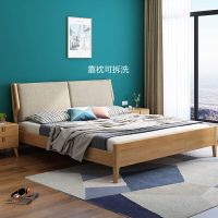 圣斯顿SD-LY1215单人床含床垫1200*2000*350mm(单位:张)原木色