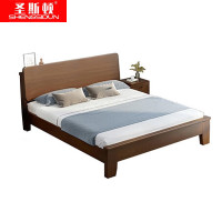 圣斯顿S-ZLCD927HT单人床含床垫1500*2000*350mm(套)原木色